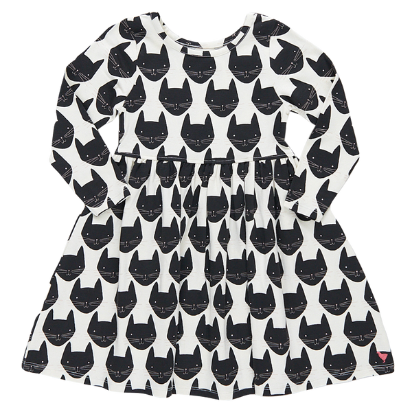Organic Steph Dress | Black Cat