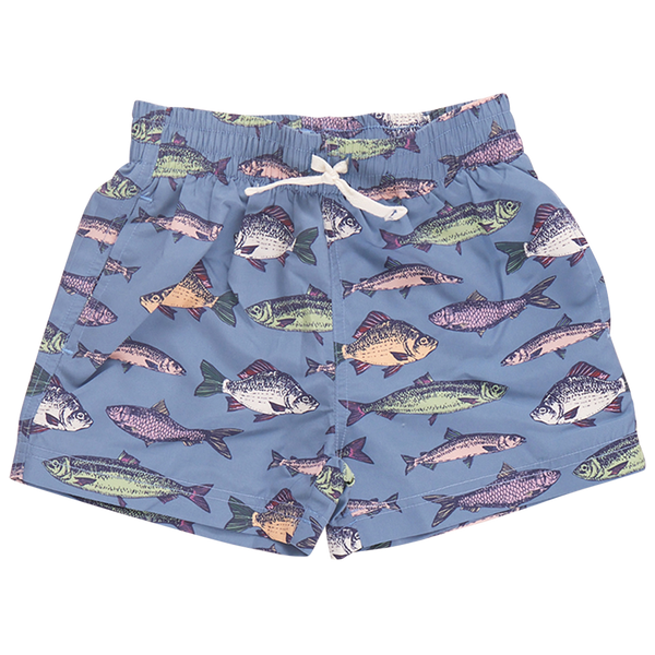 Boys Swim Trunk | Bluestone Multi Fishies