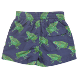 Boys Swim Trunk | Navy Frogs