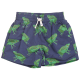 Boys Swim Trunk | Navy Frogs