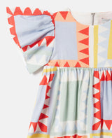 Girl SS Big Picnic Patchwork Dress