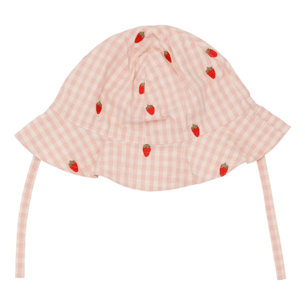 Dolly Sunhat | Pink Berry Gingham