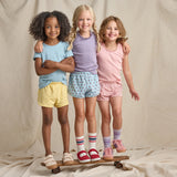 Joy Ruffle Rib Tank | Purple