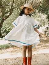 Stripes Frilled Dress