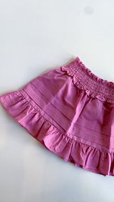 Diana Taffeta Smocked Skirt | Pink