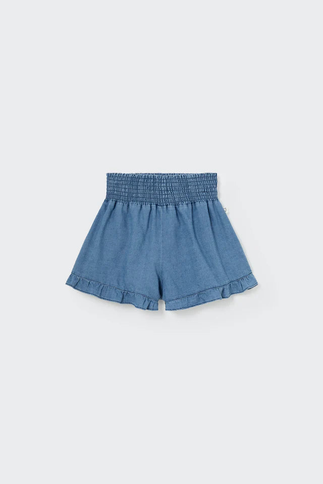 Twill Denim Shorts