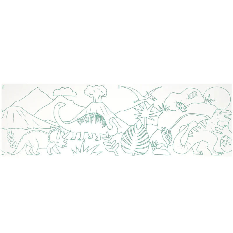 Dinosaur Colouring Roll