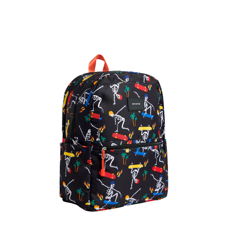 Kane Kids Double Pocket Backpack | Skeleton Skate