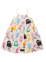 Cats Print Dress