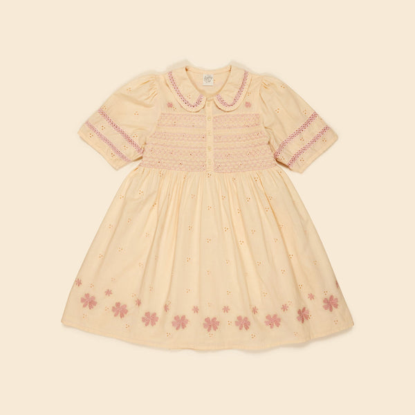 Lucie Dress | Milk Broderie