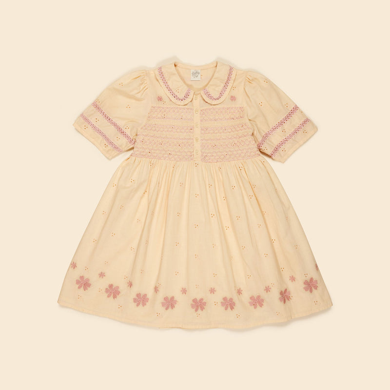 Lucie Dress | Milk Broderie