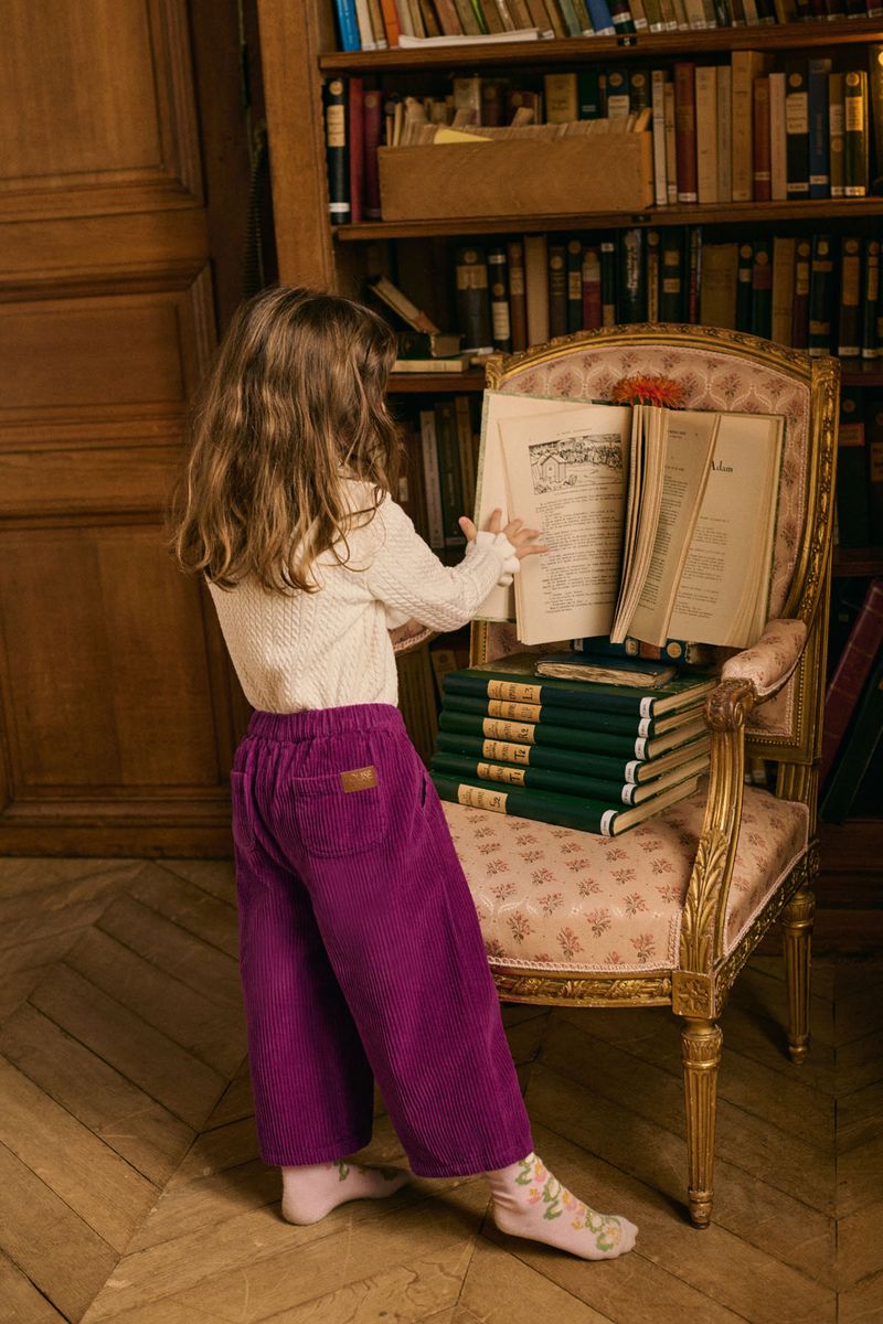 Pants Flor | Raspberry