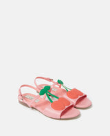 Girls Cherry Print Sandals