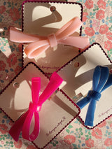 Belma Bow Hair Clip | Ensign Blue