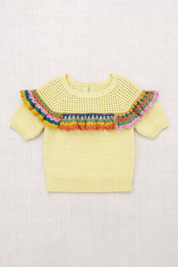 Crochet Joya Top | Vintage Yellow