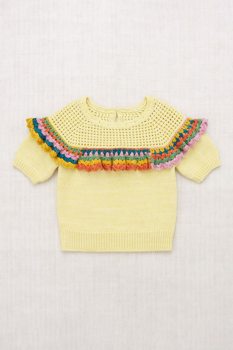 Crochet Joya Top | Vintage Yellow