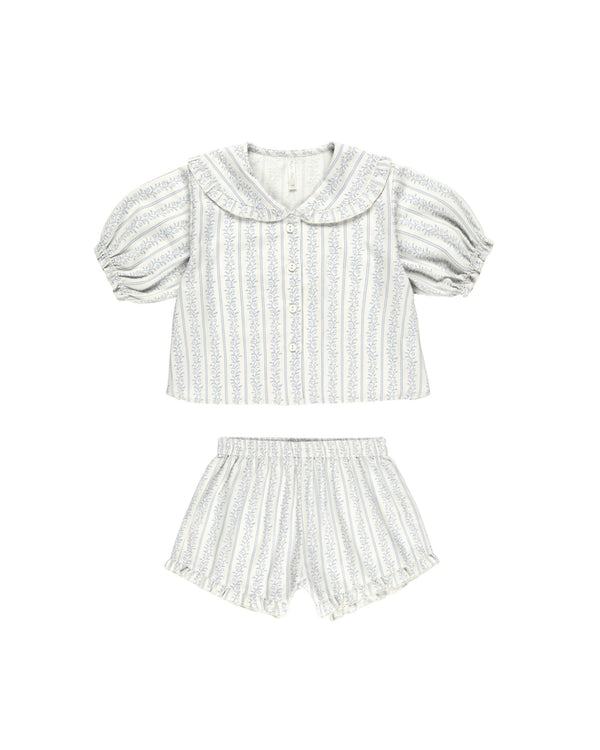 Delilah Pajama Set | Blue Vines