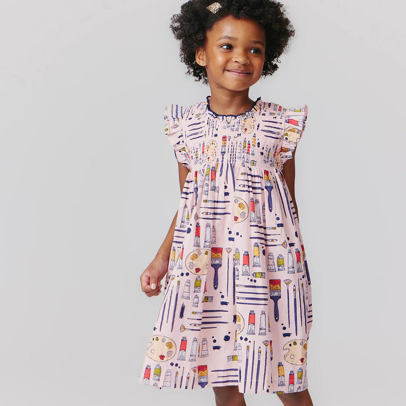 Girls Stevie Dress | Tiny Artist