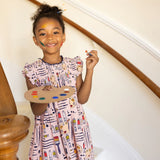 Girls Stevie Dress | Tiny Artist