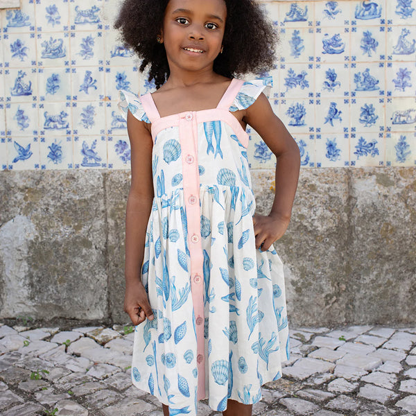 Girls Gabriela Dress | Lisbon Coast