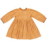 Girls Charlie Dress | Inca Gold Tear Drop