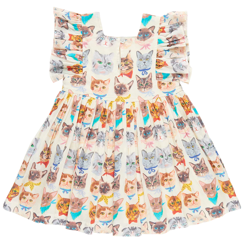 Girls Elsie Dress | Cool Cats