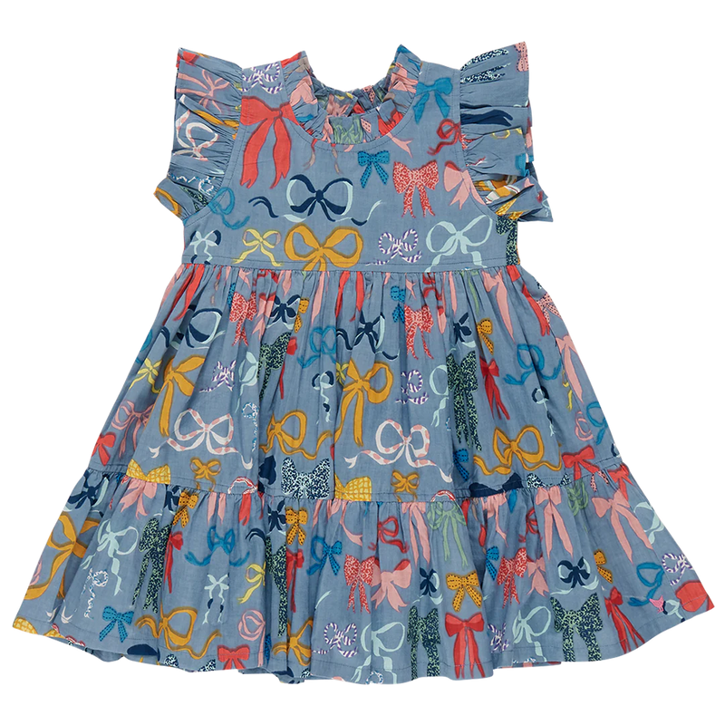 Girls Jennifer Dress | Bows on Bows