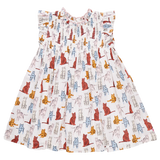 Girls Stevie Dress | Tabby Cats