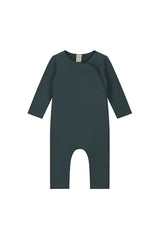 Baby Suit with Snaps | Blue Grey