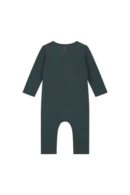 Baby Suit with Snaps | Blue Grey