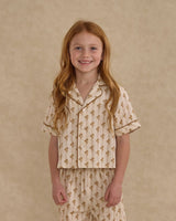 Woven Pajama Set | Golden Bloom