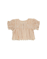 Colette Top | Grapefruit Stripe