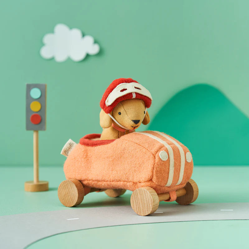 Holdie Dog-Go | Racer Girl | Pink | Marigold Modern Kids