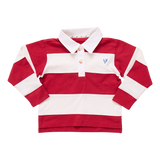 Boys Albert Rugby Shirt | Red & White