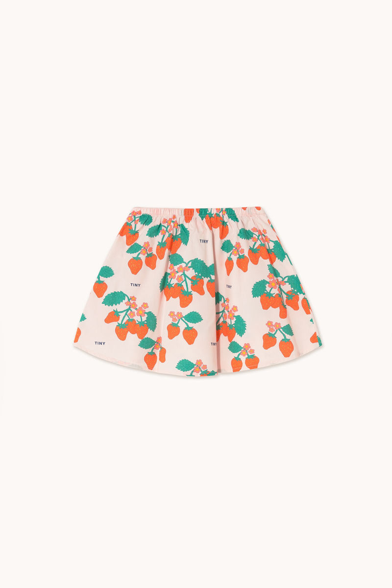 Strawberries Skirt | Pastel Pink