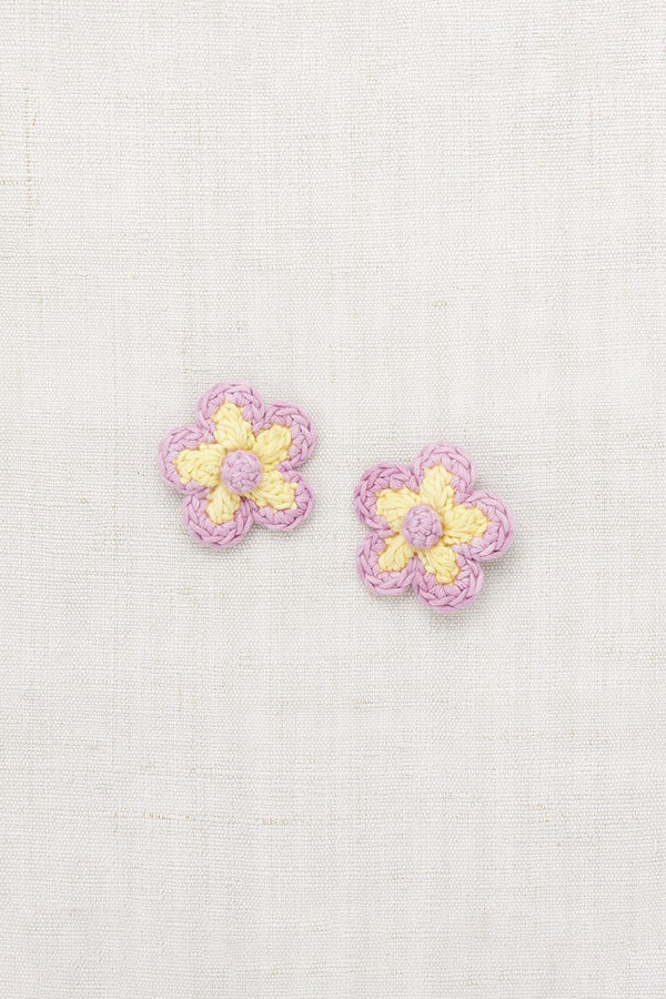 Medium Flower Clip Set | Vintage Yellow