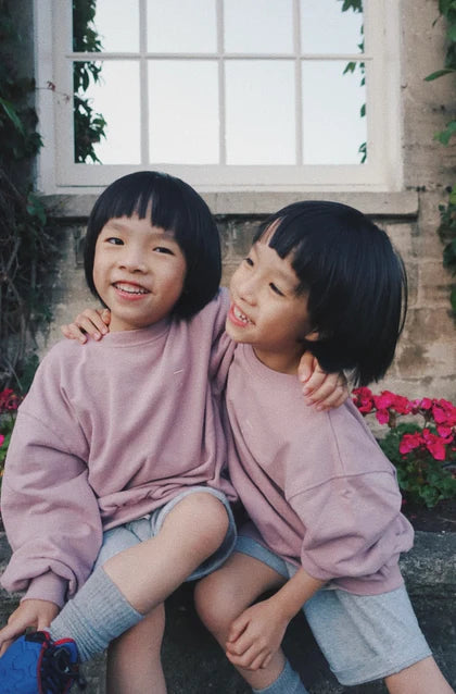 Dropped Shoulder Sweater | Berry