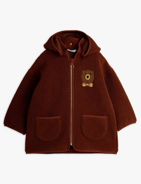 Bear Embroidery Pile Jacket