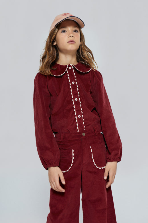 Emma Corduroy Pant | Biking Red