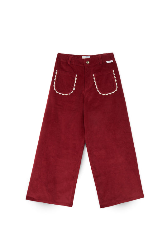 Emma Corduroy Pant | Biking Red