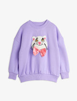 Cat with Bowtie Chenille Sweatshirt