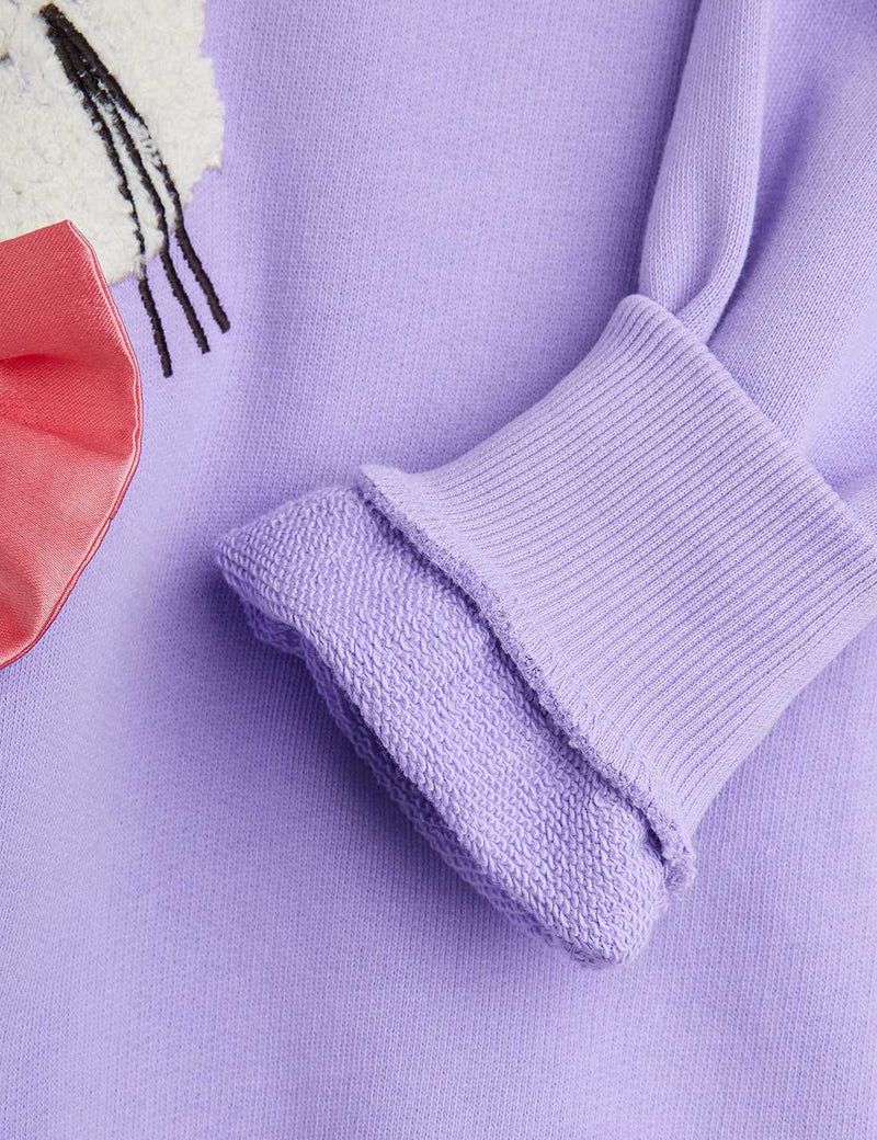 Cat with Bowtie Chenille Sweatshirt