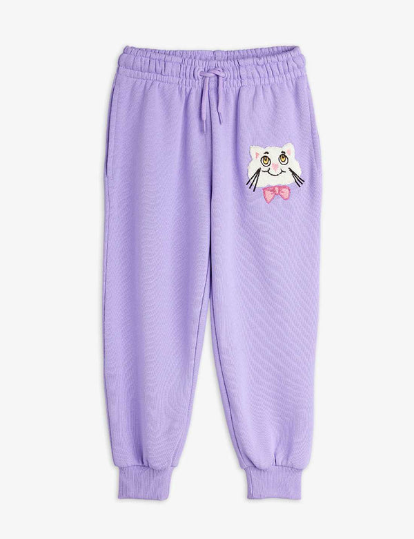 Cat with Bowtie Chenille Sweatpants