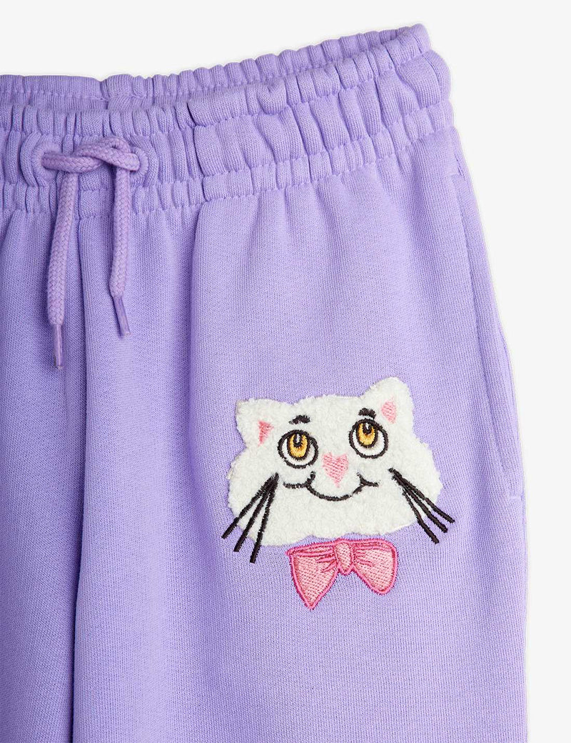 Cat with Bowtie Chenille Sweatpants