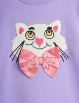 Cat with Bowtie Chenille Sweatdress