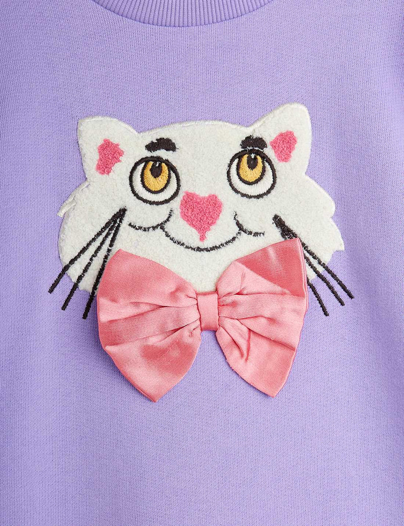 Cat with Bowtie Chenille Sweatdress