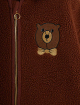 Bear Embroidery Pile Jacket
