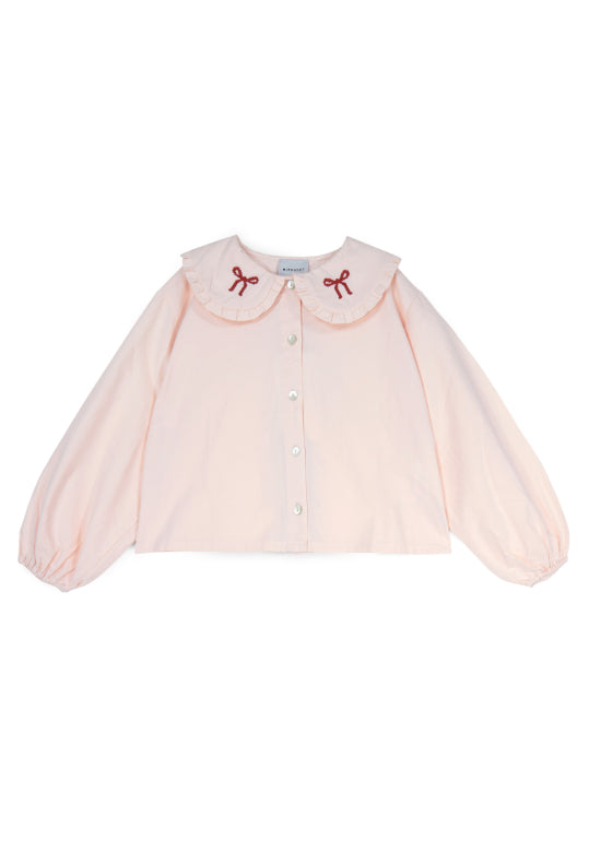 Felicia Knot Blouse | Light Pink