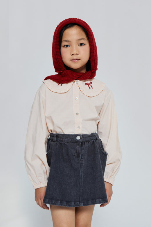 Felicia Knot Blouse | Light Pink