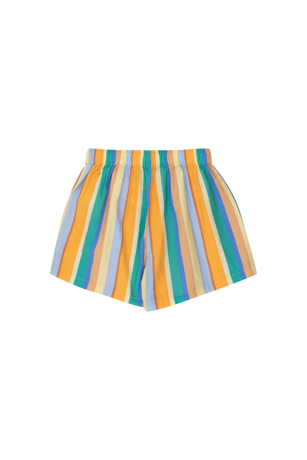 Multicolor Stripes Long Short